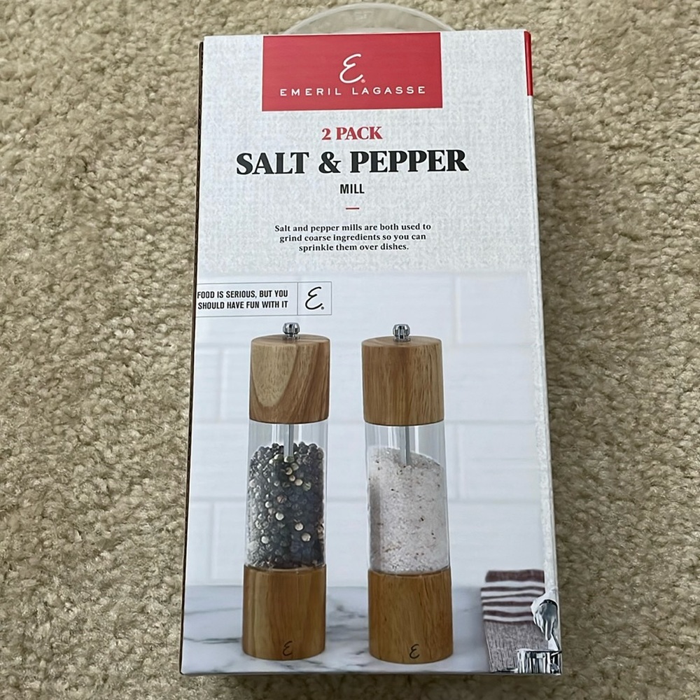 2 Pack Salt & Pepper Mill
